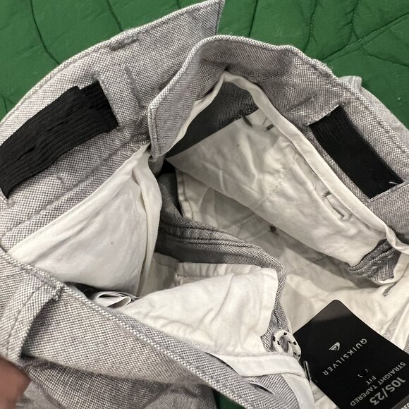 Quiksilver Youth Boy 23 10S Krandy Oxford Walk Short Gray - Picture 4 of 6